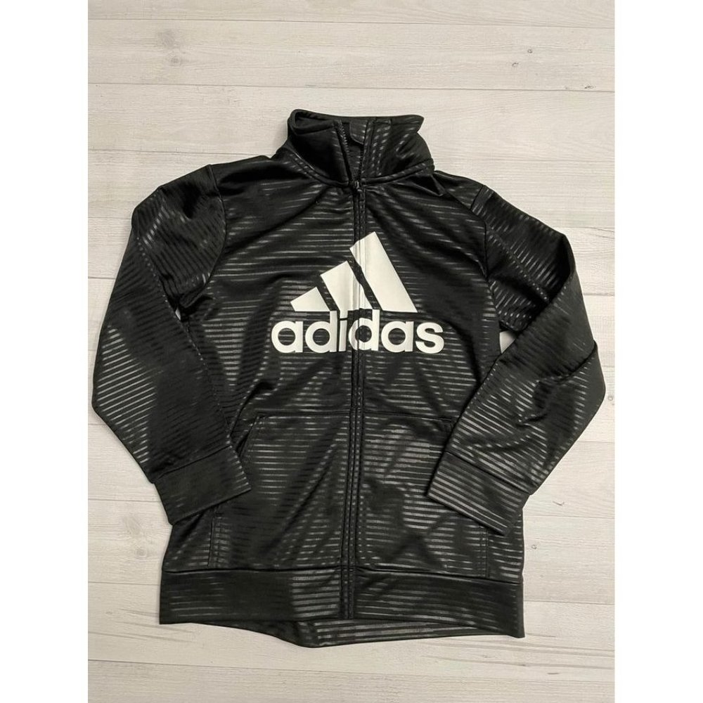 Boys adidas zip up jacket size 7
